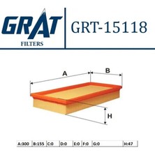 Grat 15118 Hava Filtresi 03E1296 03E129620