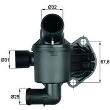 Mahle TI3587 Termostat 03L121111AB 03L121111H