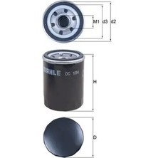 Mahle OC194 Yag Filtresi 0FE3R14302 0JE3R14302 14365990