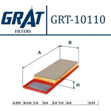 Grat 10110 Hava Filtresi 51897086
