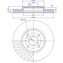 MGA 50582 Fren Diski On 46401356 (2 Adet Fiyatıdır)