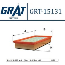 Grat 15131 Hava Filtresi 2H0129620A