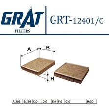 Grat 12401C Polen Filtresi (Karbonlu) 6447VY
