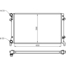 Oris MVW254023 Motor Radyatoru 1K0121251AP 1K0121251AR 1K0121251BK