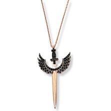 Oya Silver Mikailin Kılıcı Gümüş Hayalet Kolye