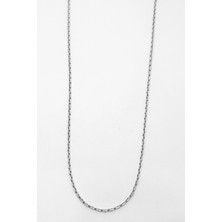 Oya Silver Mini Roller Gümüş Zincir Kolye 38CM
