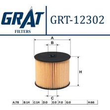 Grat 12302 Yakit Filtresi 1906A2