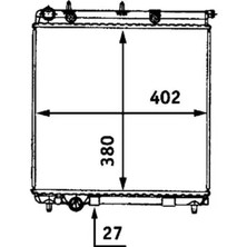 Mahle CR558000S Motor Radyatoru 1330E5 1330E6 1330Q5