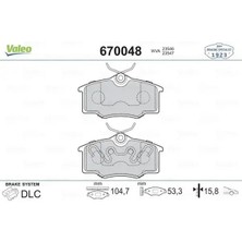 Valeo 670048 On Fren Balatasi 1605021 377698151K 93267112