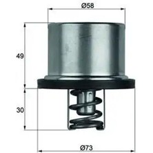Mahle THD179 Termostat 0052031875 0295024 0750562