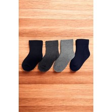 Tibo 4 Çift Burun Dikişsiz Kışlık Kalın Havlu Çocuk Soket Çorap