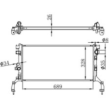 Oris BRN077026 Motor Radyatoru 1453967 214100004R
