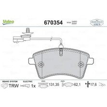 Valeo 670354 On Fren Balatasi 4106000Q2J 410605649R 7701210174