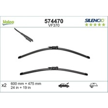 Valeo 574470 On Silecek Seti 1768202800 288005DF1A 288805DF0A