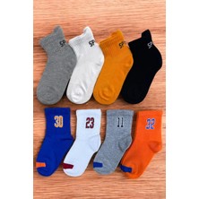 Tibo 8 Çift Burun Dikişsiz Sport Desenli Erkek Çocuk Soket