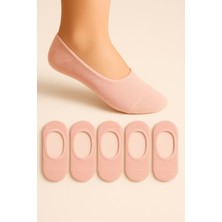Tibo 5 Çift Burun Dikişsiz Silikonlu Premium Çocuk Babet Çorap