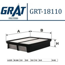 Grat 18110 Hava Filtresi 1780111090