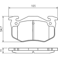 MGA 55546 Arka Fren Balatasi 425271