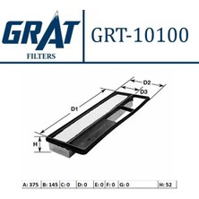 Grat 10100 Hava Filtresi