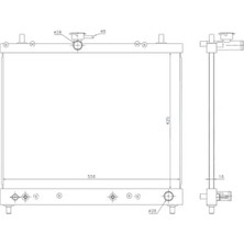 Oris BDH901016 Motor Radyatoru 16400B1140 16400B1141 16400B1150