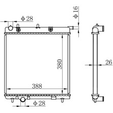 Oris BPE026022 Motor Radyatoru 1330C0 1330E6 1330J2