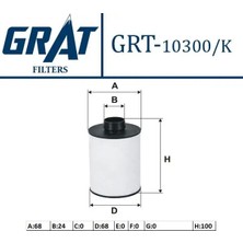 Grat 10300K Yakit Filtresi 77362340