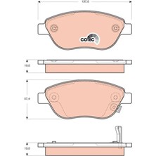 TRW GDB1701 On Fren Balatasi 1605227 1605354 77366481