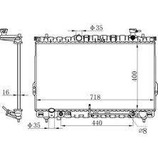 Oris BHY012016 Motor Radyatoru 2531026000 2531026050 2531026070
