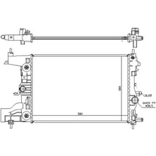 Oris BOP544026 Motor Radyatoru 1300300
