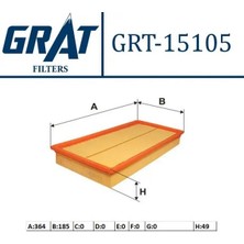 Grat 15105 Hava Filtresi 1J0129620
