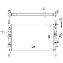 Oris BFR137026 Motor Radyatoru 1373156 6C118005CA 6C118005CB