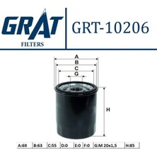 Grat 10206 Yag Filtresi 46544820