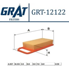 Grat 12122 Hava Filtresi 1444CV