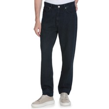 Hatemoğlu Lacivert Rahat Kesim 5 Cep Pamuklu Kot Pantolon