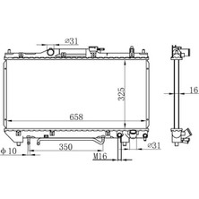 Oris BTO048016 Motor Radyatoru 1640003190