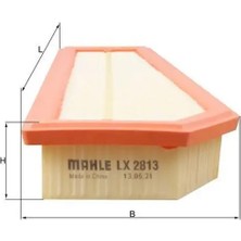 Mahle LX2813 Hava Filtresi A2710901501 A2710940304