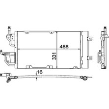 MGA 82138 Klima Radyatoru 1850111