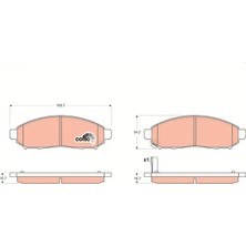 TRW GDB3404 On Fren Balatasi 41060EA025 41060EB326 41060ZP00B