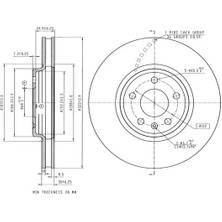 MGA 50660C Fren Diski On 8K0615301A (2 Adet Fiyatıdır)