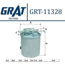 Grat 11328 Yakit Filtresi 16400JY00B