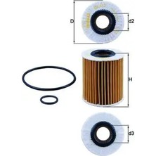 Mahle OX413D1 Yag Filtresi 0415131060 041520R010 0415226010