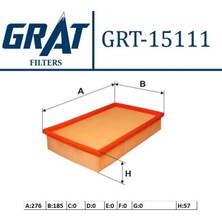 Grat 15111 Hava Filtresi 1L0129620A