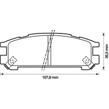 MGA 55424 Arka Fren Balatasi 26296AA062