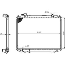 Oris BMZ033026 Motor Radyatoru 1378035 1455864 1459241