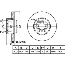 MGA 50209 Fren Diski On 701615301G (2 Adet Fiyatıdır)