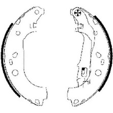 MGA 542001 Arka Fren Balatasi 77363946