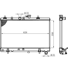 Oris BKI037026 Motor Radyatoru 25310FD010