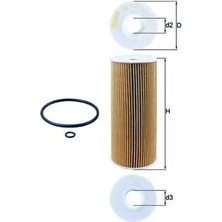 Mahle OX143D Yag Filtresi 0009830621 0171568 038115466