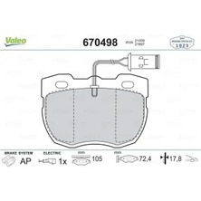 Valeo 670498 On Fren Balatasi RTC6590 RTC6592 RTC6781