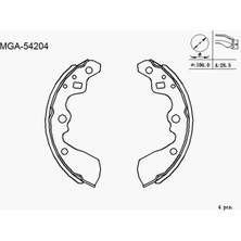 MGA 54204 Arka Fren Balatasi 5320060820